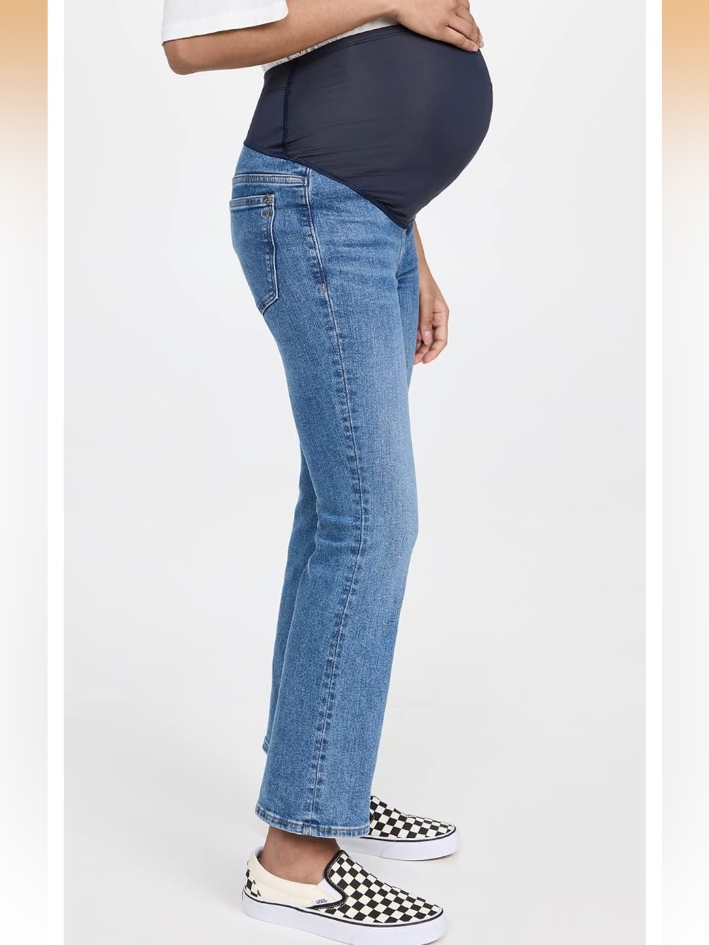 Madewell Women's Maternity Over-the-Belly Kick Out Jeans 27